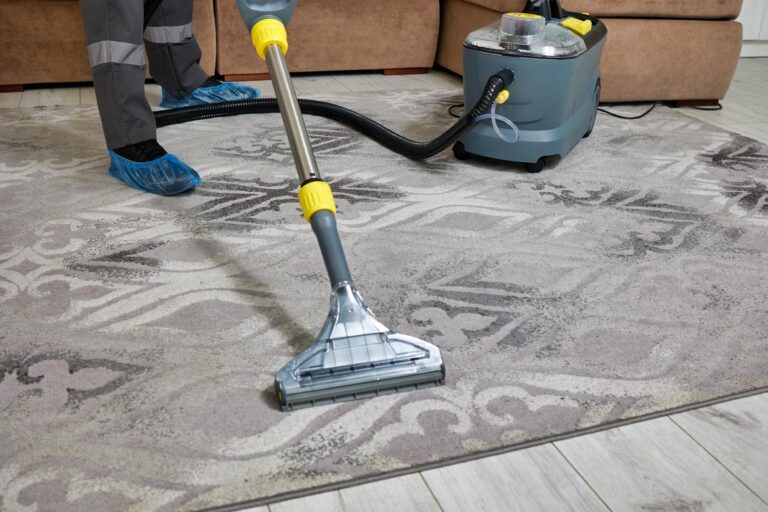 Carpet extraction cleaning with professional equipment in Canberra