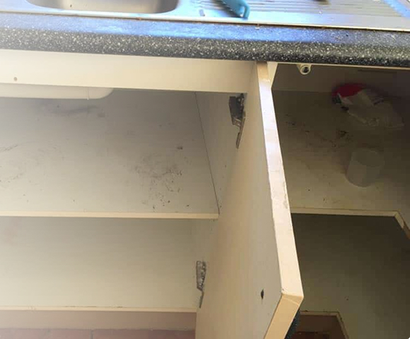 Clean carpeted stairs after professional carpet cleaning