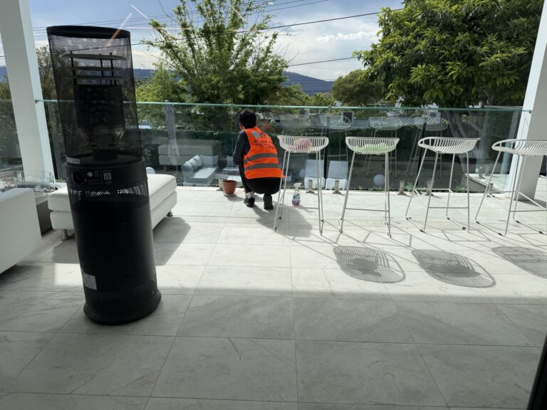 Professional window cleaning at a Canberra property