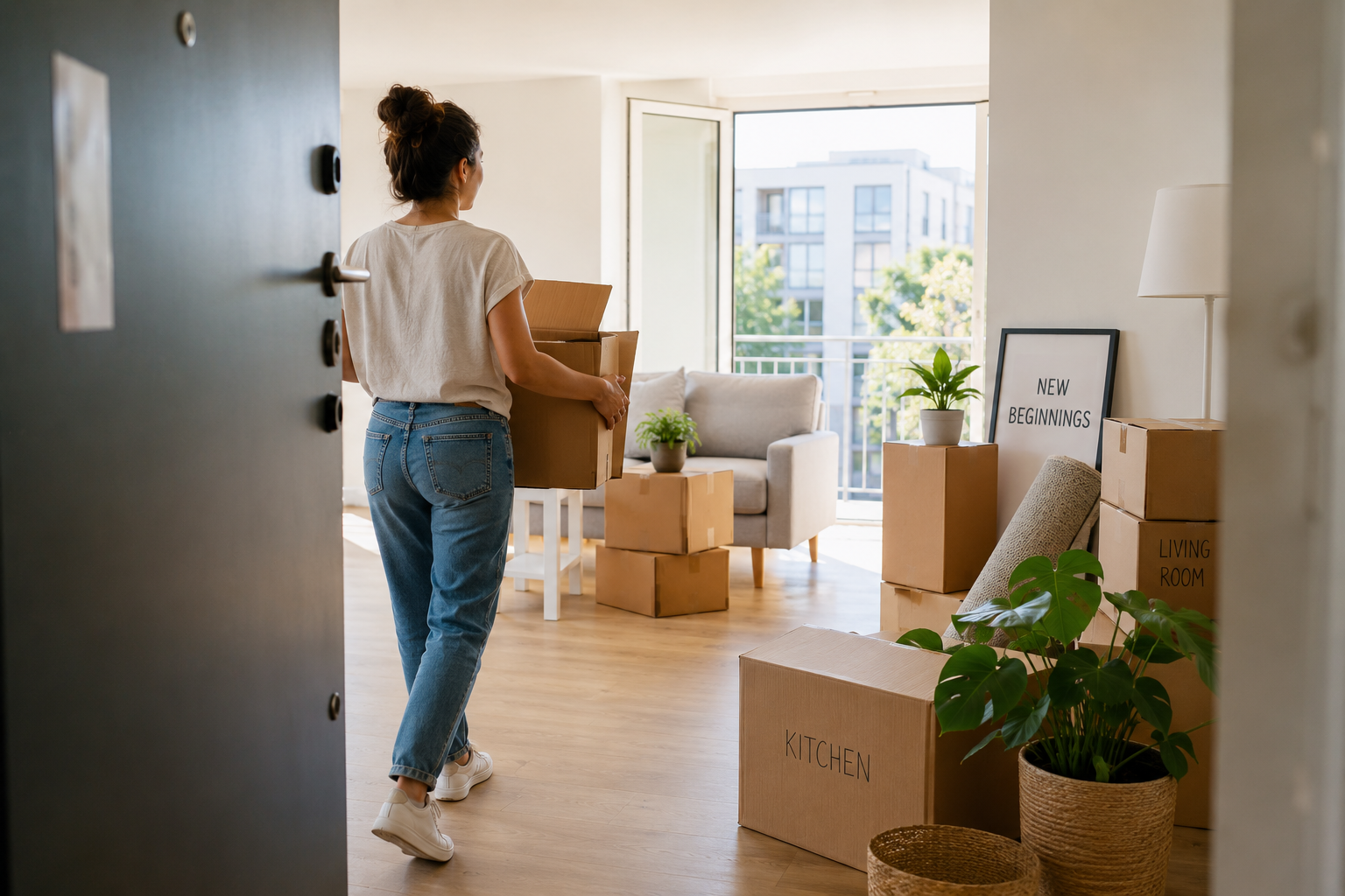 Professional cleaners carrying out end-of-lease cleaning in a Canberra home
