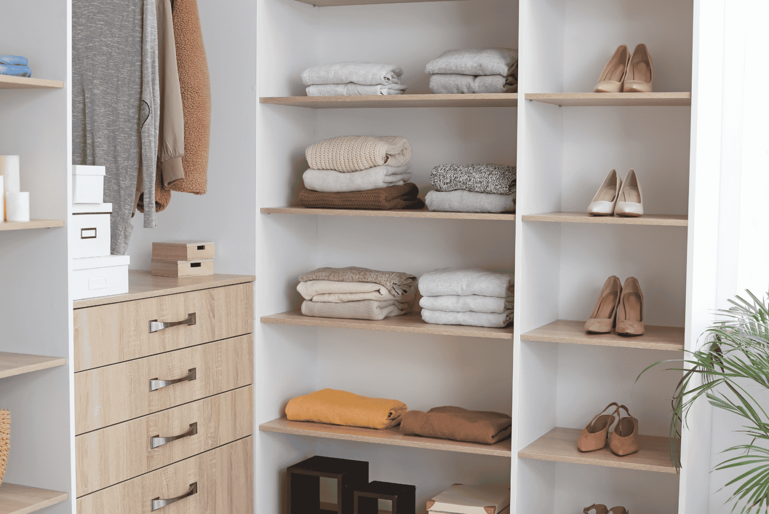 Wardrobes and drawers